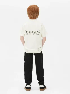 Primark Tops E T-Shirts^T-shirt Manga Curta Gráfica Desportiva