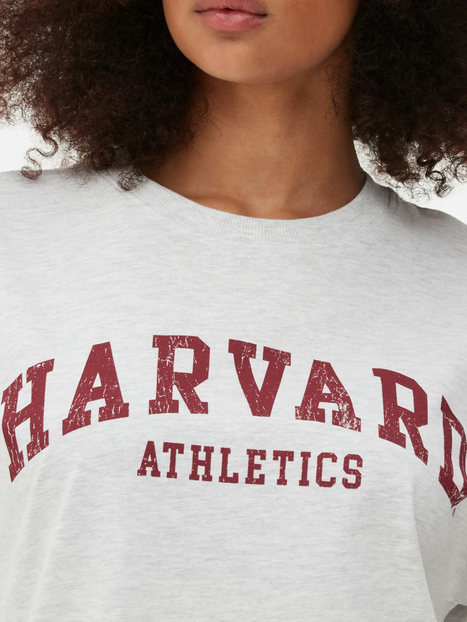 MULHER Primark Tops E T-Shirts^T-shirt Manga Curta Harvard