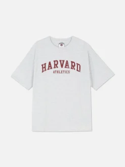 MULHER Primark Tops E T-Shirts^T-shirt Manga Curta Harvard