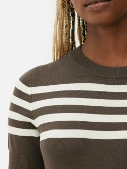 MULHER Primark Tops E T-Shirts^T-shirt Manga Curta Malha