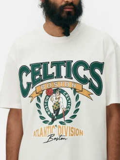 Primark Camisolas E T-Shirts Com Estampado Gráfico|Tops E T-Shirts^T-shirt Manga Curta NBA Boston Celtics