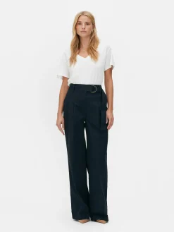 MULHER Primark Tops E T-Shirts^T-shirt Mistura Algodão Decote V