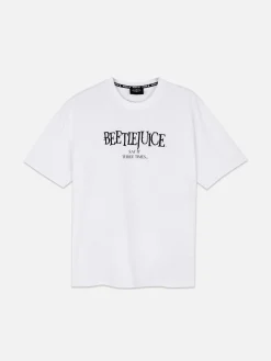 Primark Camisolas E T-Shirts Com Estampado Gráfico|Tops E T-Shirts^T-shirt Motivo Repetido Beetlejuice