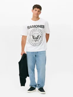 Primark Camisolas E T-Shirts Com Estampado Gráfico|Tops E T-Shirts^T-shirt Ramones Tour