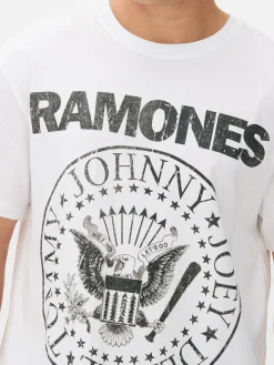 Primark Camisolas E T-Shirts Com Estampado Gráfico|Tops E T-Shirts^T-shirt Ramones Tour
