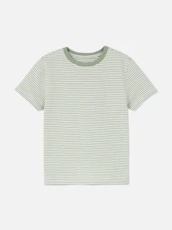 Primark Tops E T-Shirts^T-shirt Riscas Jacquard Menino