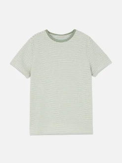 Primark Tops E T-Shirts^T-shirt Riscas Jacquard Rapaz