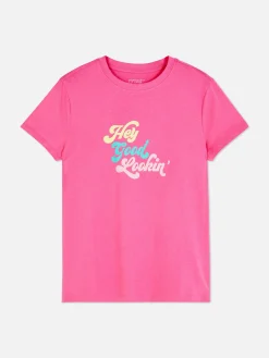 MULHER Primark Tops E T-Shirts^T-shirt Slogan Estampado