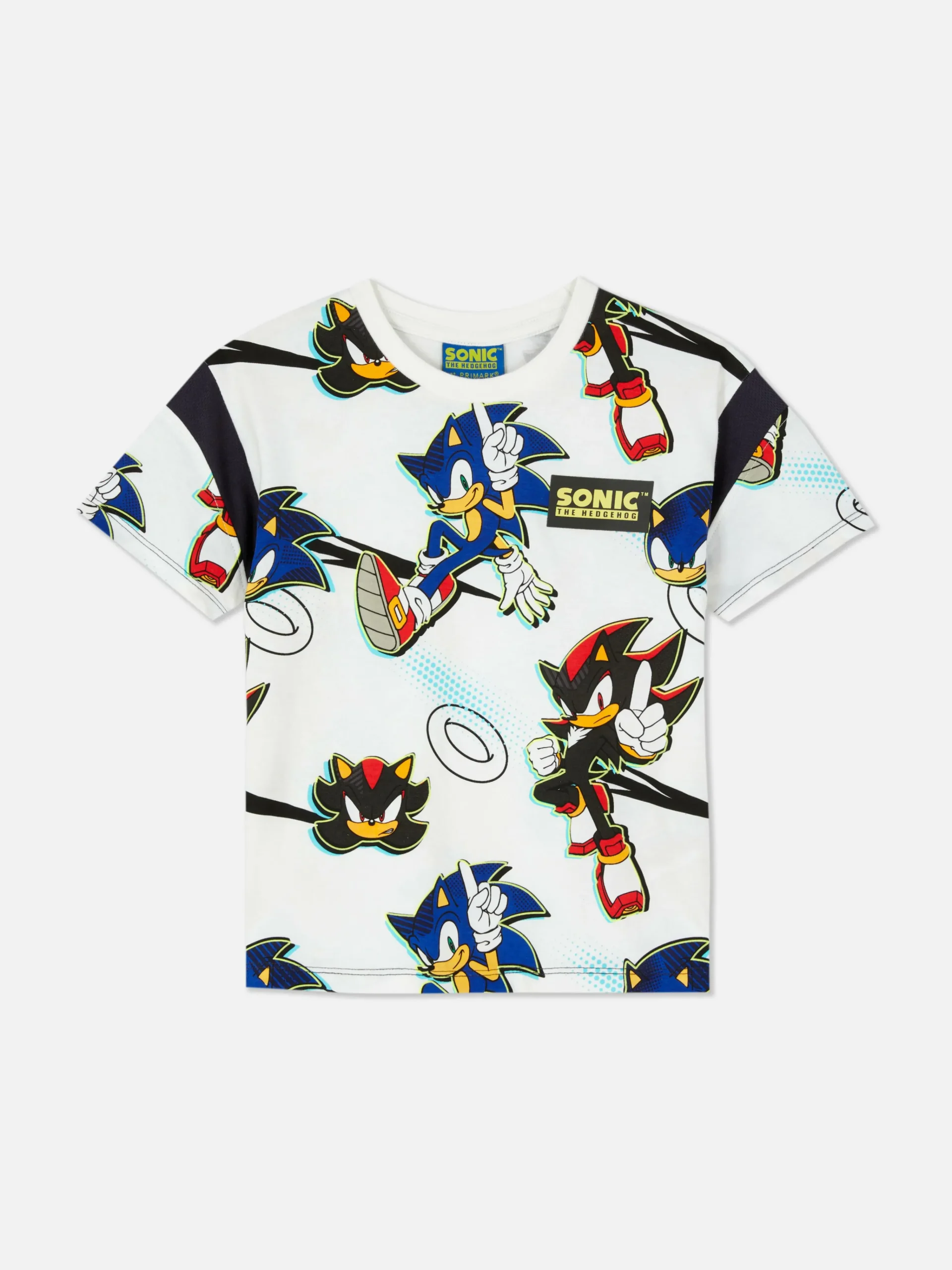 Primark Tops E T-Shirts^T-shirt Sonic The Hedgehog And Shadow