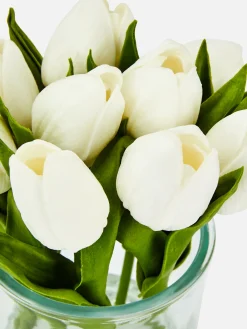 Primark Vasos E Suportes Para Plantas^Tulipas Artificiais Jarra Vidro