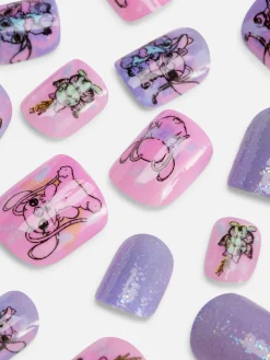 Primark Unhas Postiças^Unhas Pré-coladas Disney Lilo & Stitch Mini PS...