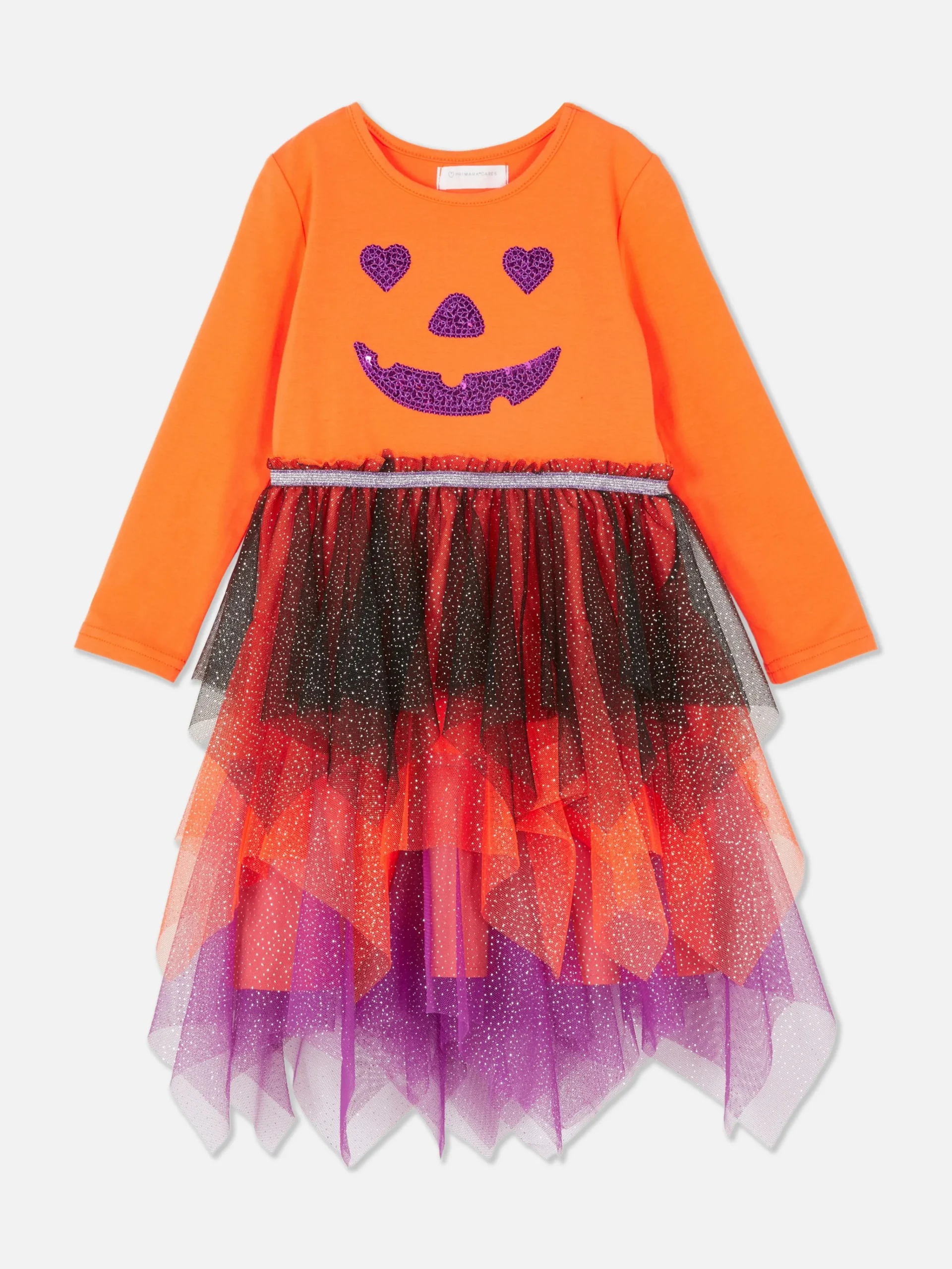 Primark Vestidos^Vestido Abóbora Lantejoulas Halloween