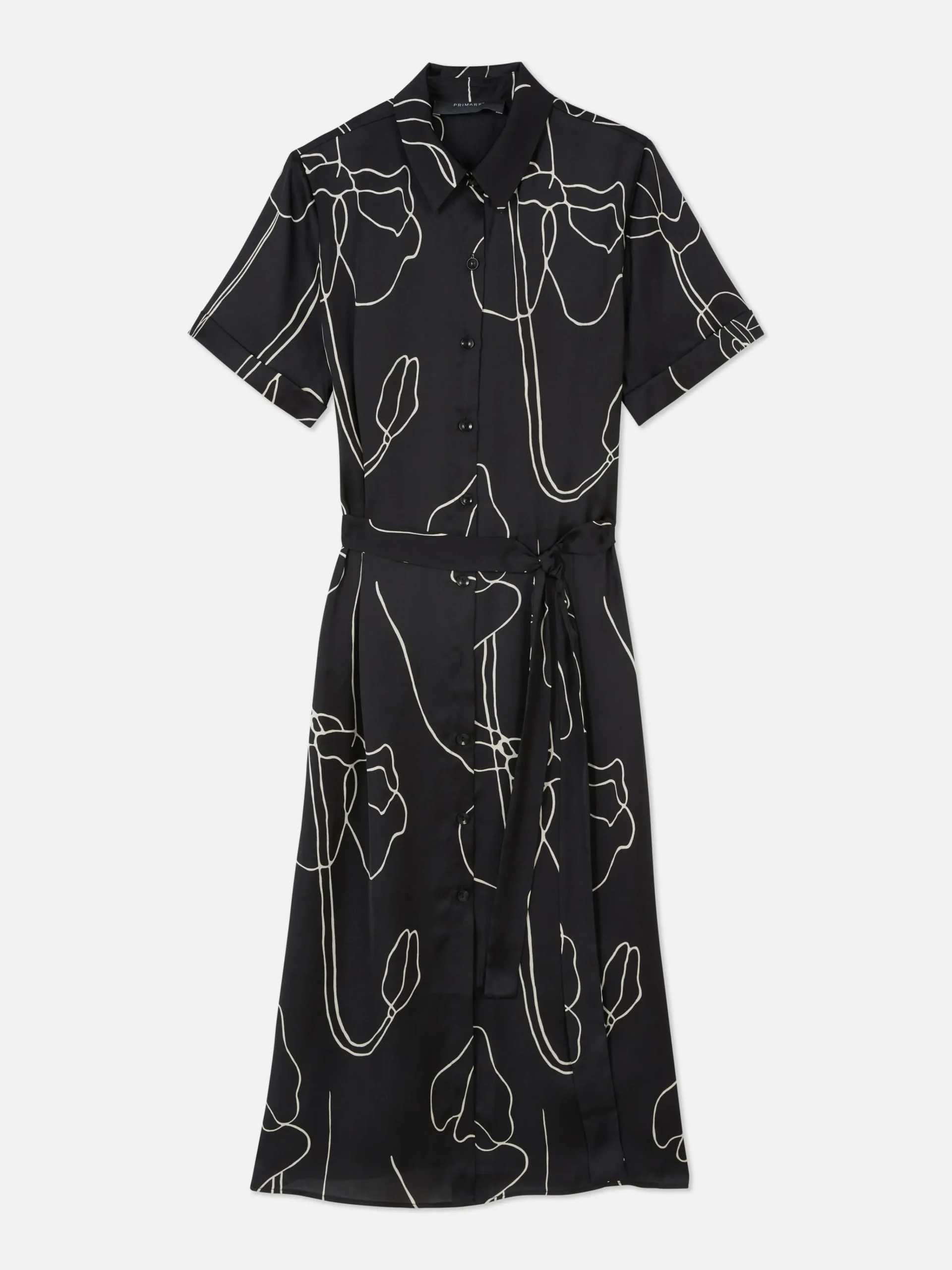 MULHER Primark Vestidos^Vestido Camiseiro Moldes Estampados Midi