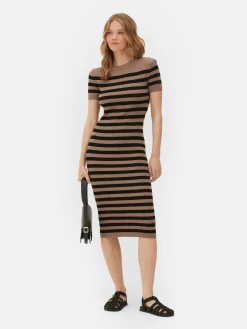 MULHER Primark Vestidos^Vestido Camisola Midi Manga Curta