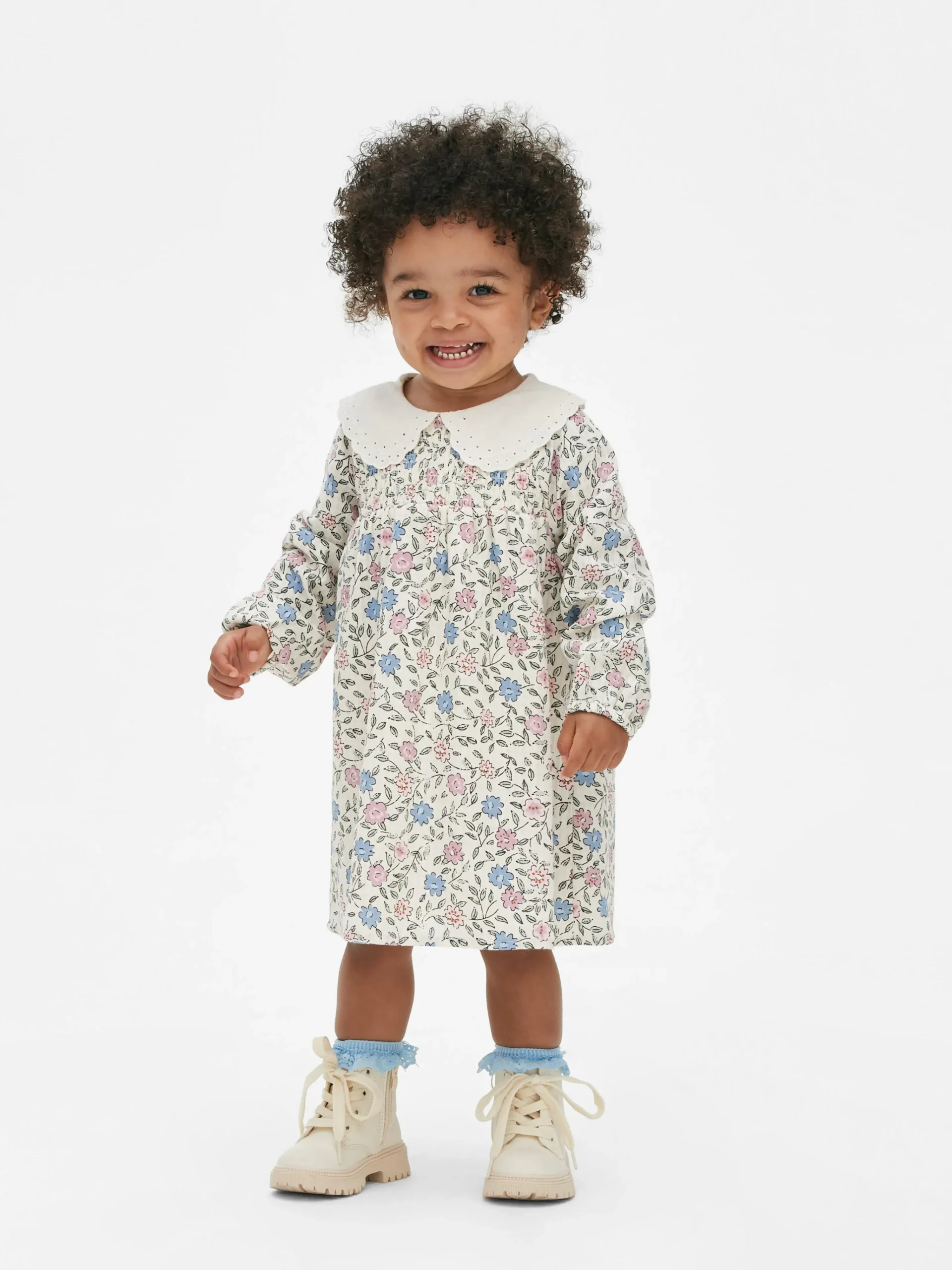 Primark Vestidos E Saias^Vestido Colarinho Padrão Floral