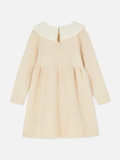 Primark Vestidos^Vestido Malha Colarinho Bordado