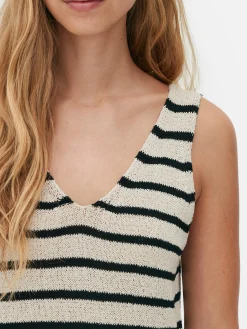 MULHER Primark Vestidos^Vestido Midi Malha Riscas