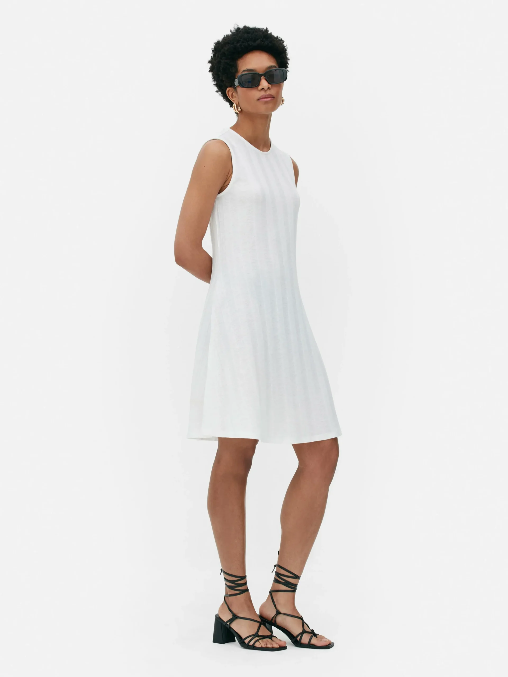 MULHER Primark Vestidos^Vestido Mini S/mangas Canelado