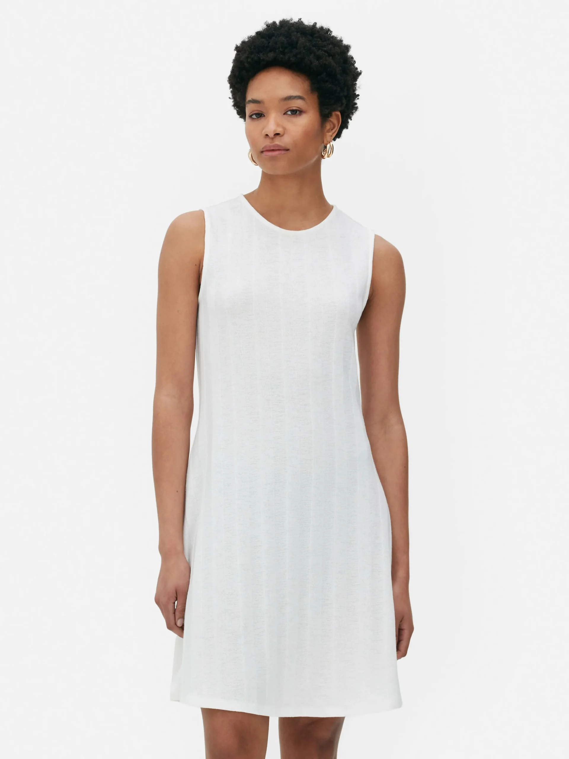 MULHER Primark Vestidos^Vestido Mini S/mangas Canelado