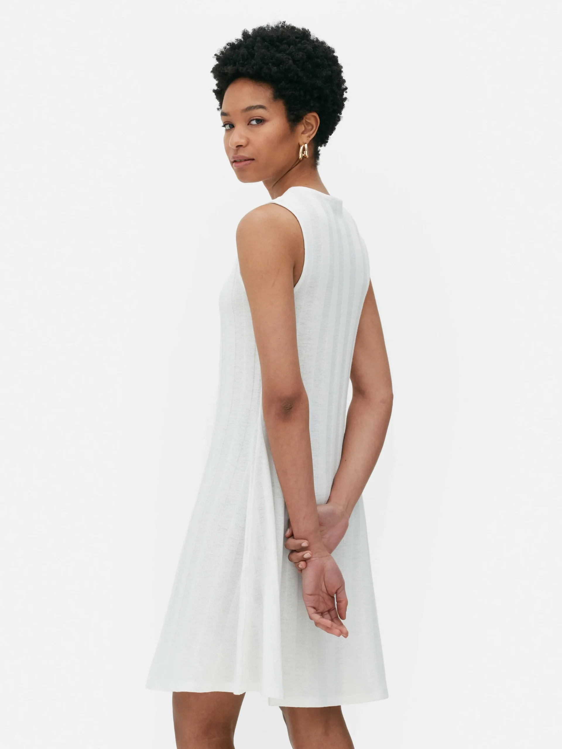 MULHER Primark Vestidos^Vestido Mini S/mangas Canelado