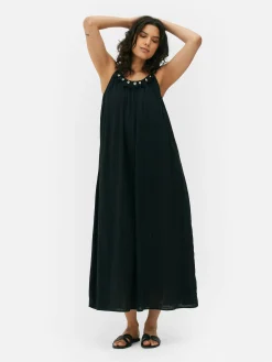 MULHER Primark Roupa De Banho E De Praia^Vestido Praia Comprido Detalhes Imitação Conchas